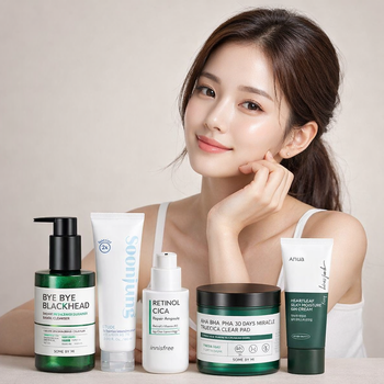 Large Pores and Uneven Texture Try This Luxiface curated 5-Step Korean Skincare Routine
