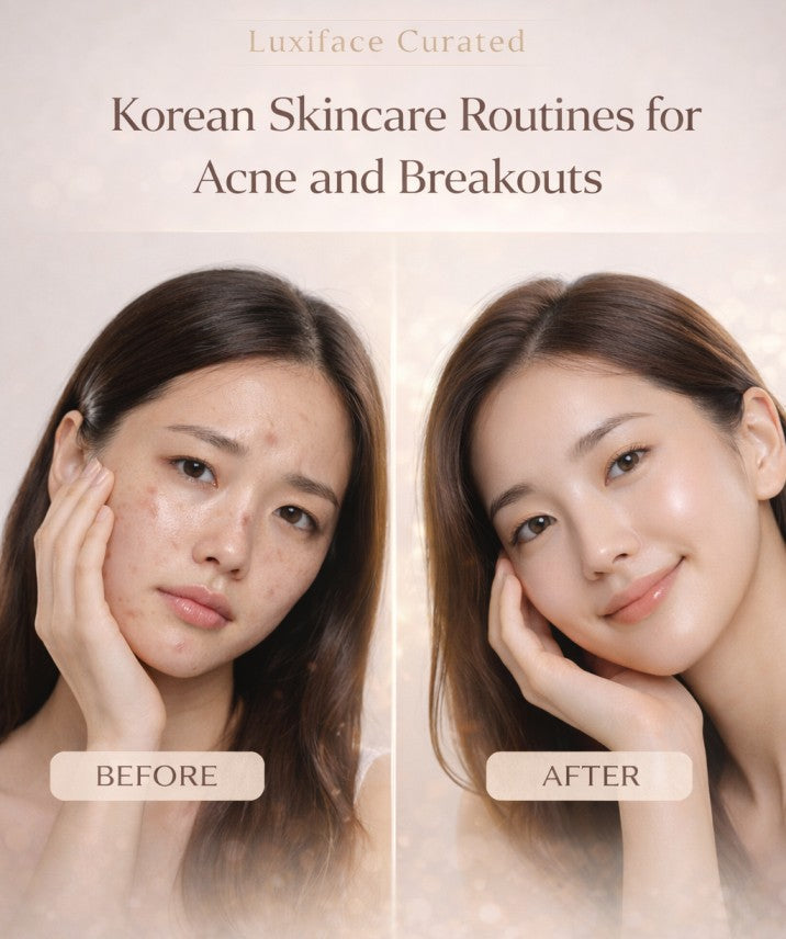 Luxiface Curated Korean Skincare Routines for Acne and Breakouts