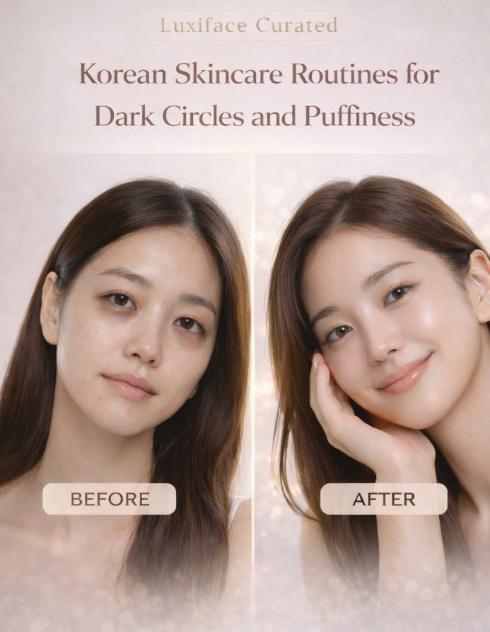 Luxiface Curated Korean Skincare Routines for Dark Circles and Puffiness