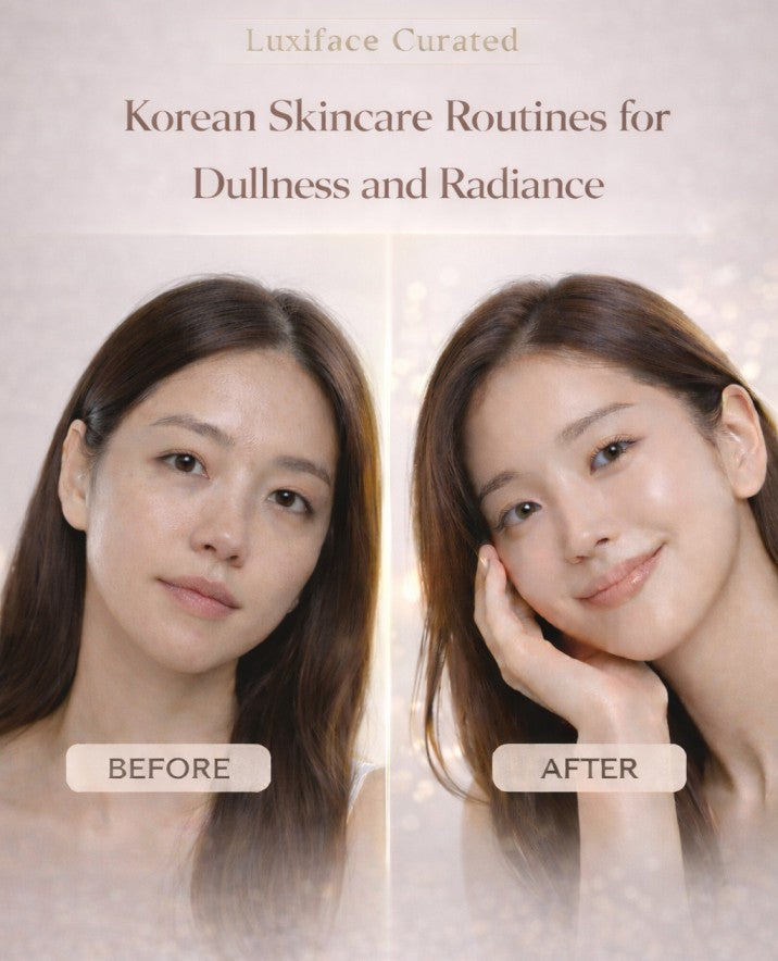 Luxiface Curated Korean Skincare Routines for Dullness and Radiance