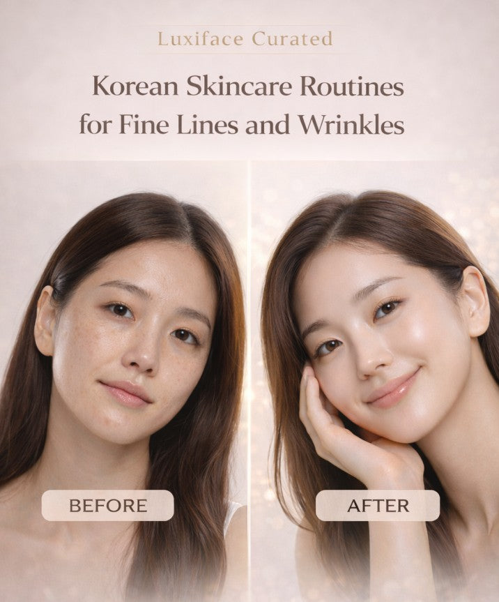 Luxiface Curated Korean Skincare Routines for Fine Lines and Wrinkles
