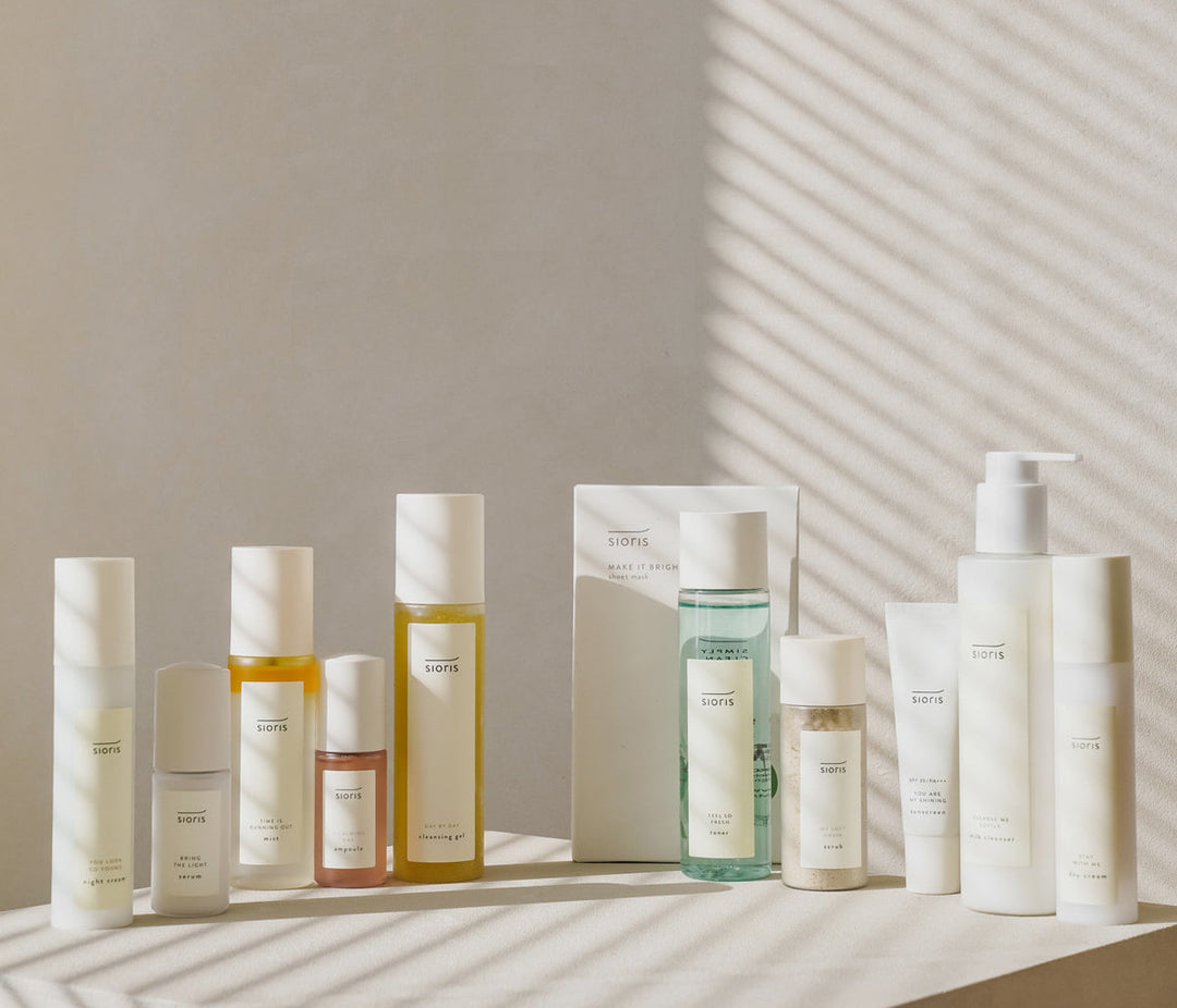 Shop South Korean Skincare brand Sioris at Luxiface