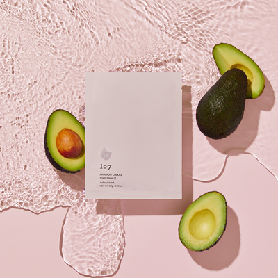 [107] AVOCADO CUDDLE Sheet Mask (5 sheets set) 25g*5sheets-Luxiface.com