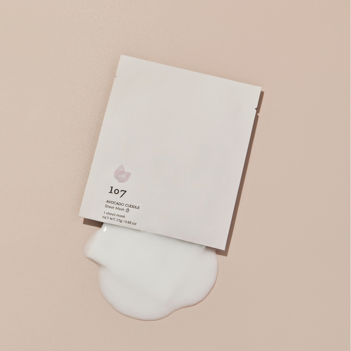 [107] AVOCADO CUDDLE Sheet Mask (5 sheets set) 25g*5sheets-Luxiface.com