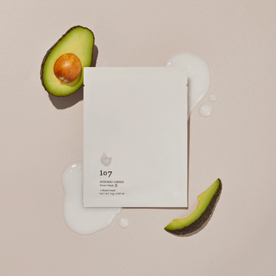 [107] AVOCADO CUDDLE Sheet Mask (5 sheets set) 25g*5sheets-Luxiface.com