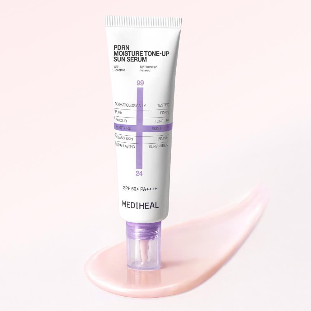 [Mediheal] PDRN Moisture Tone Up Sun Serum 50ml image 1