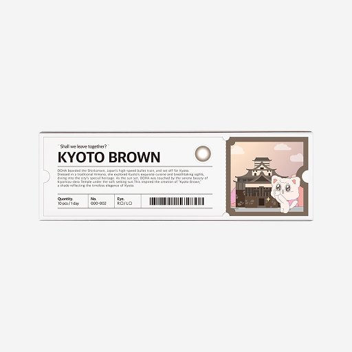 [OOHA] Kyoto Brown 1 Day Colored Contact Lens (10 pcs) - 25 powers image 29