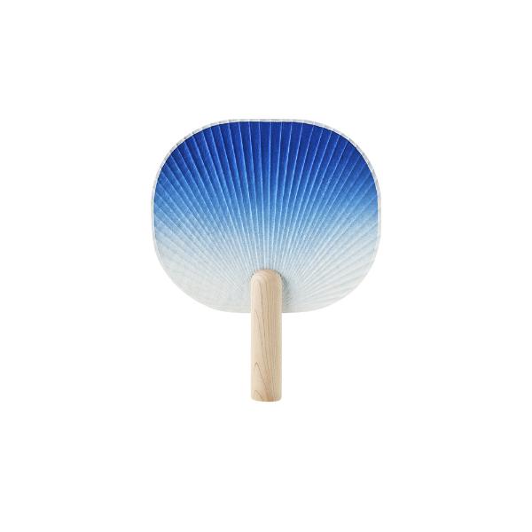 [PyunkangYul] Indigo Hanji Round Fan image 1