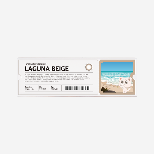 [OOHA] Laguna Beige 1 Day Colored Contact Lens (10 pcs) - 25 powers image 29
