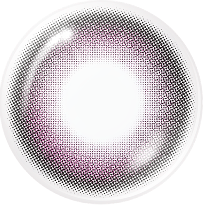 [OOHA] Dew E Dew Purple 1 Month Colored Contact Lens (2 pcs) - 25 powers