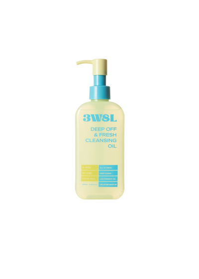 [3W8L] Deep Off & Fresh Cleansing Oil 205ml-Luxiface.com