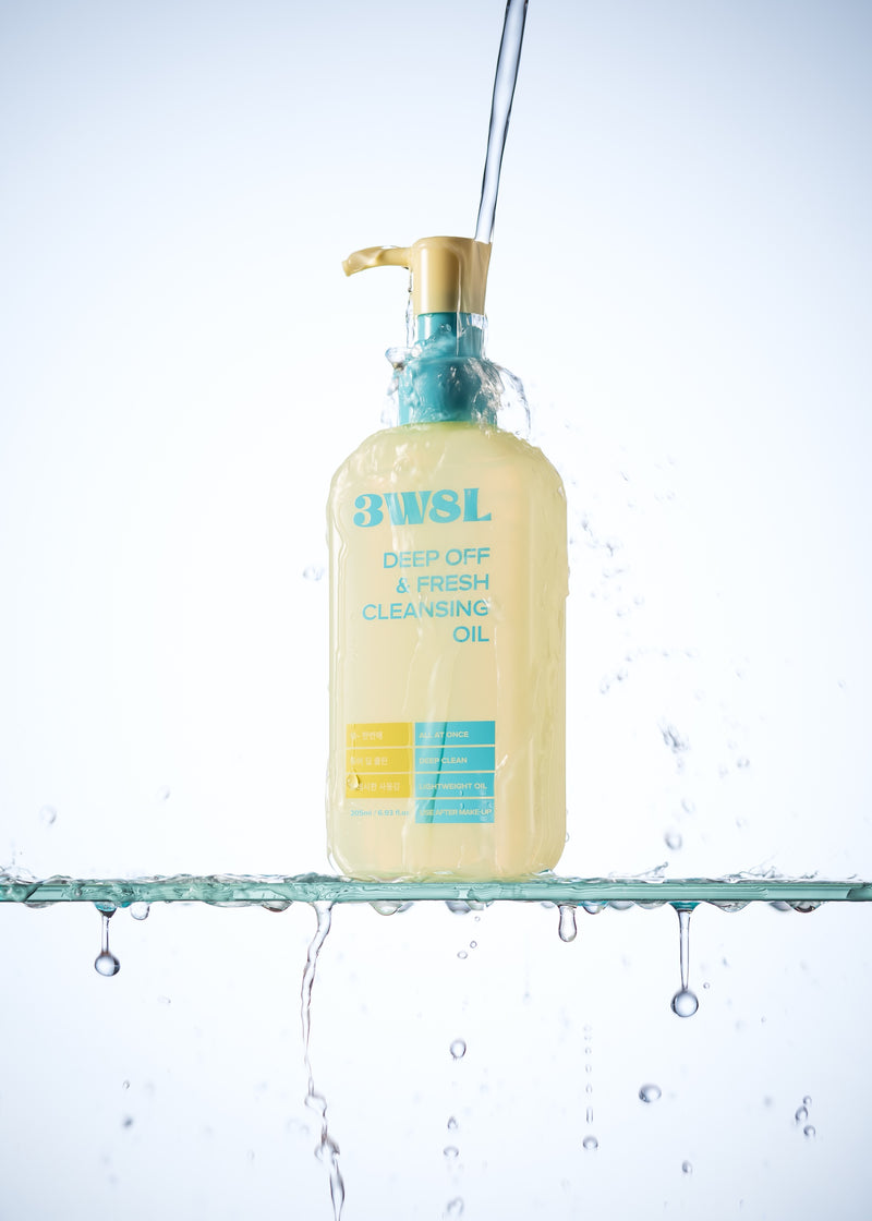 [3W8L] Deep Off & Fresh Cleansing Oil 205ml-Luxiface.com