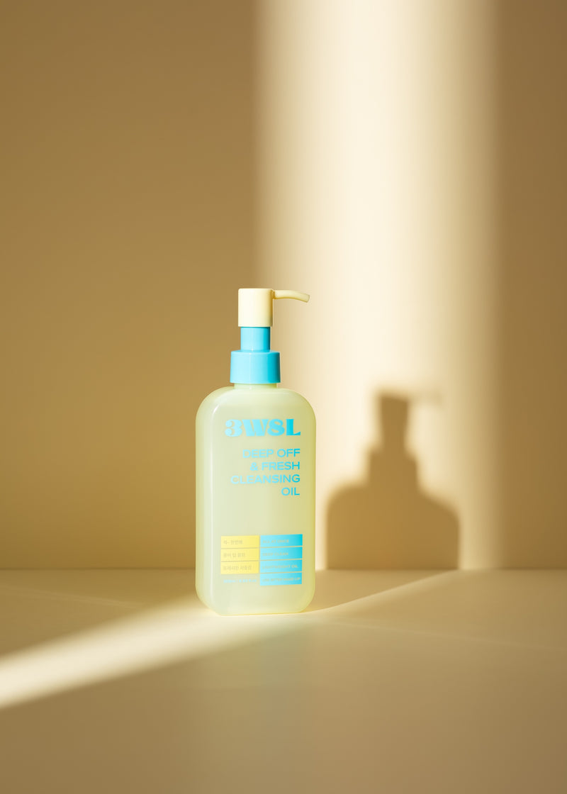 [3W8L] Deep Off & Fresh Cleansing Oil 205ml-Luxiface.com