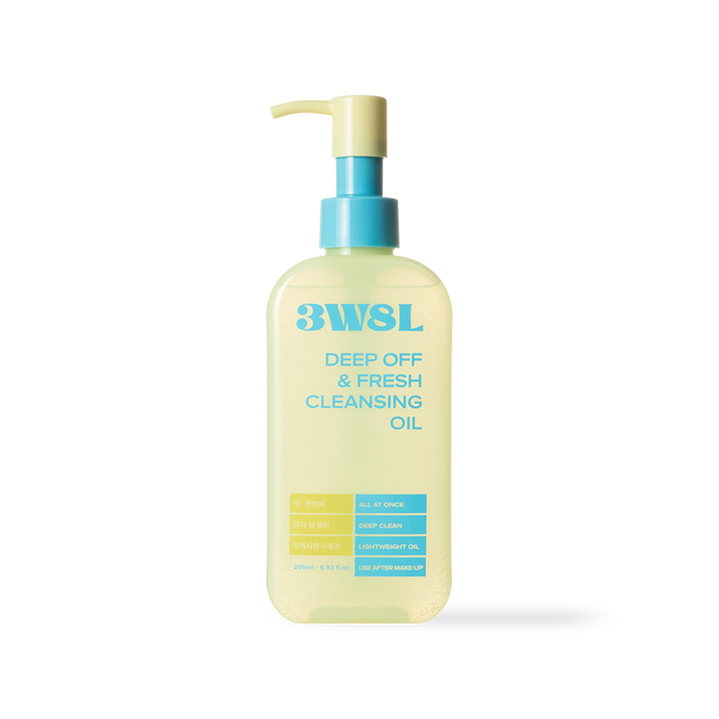[3W8L] Deep Off & Fresh Cleansing Oil 205ml-Luxiface.com