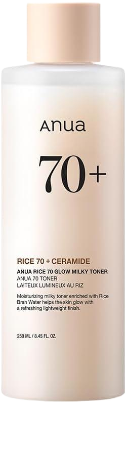 [Anua] Rice 70 Glow Milky Toner 250ml-Luxiface.com