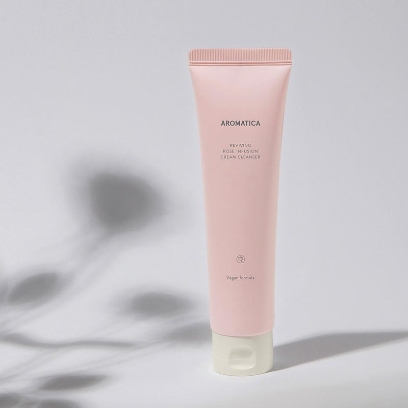 [Aromatica] Reviving Rose Infusion Cream Cleanser 145g-Cream-Aromatica-145g-Luxiface