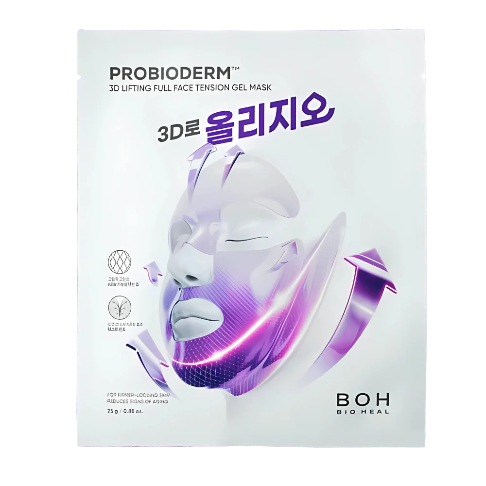 [BIOHEAL BOH] Probioderm 3D Lifting Full Face Tension Gel Mask Sheet 3ea-Luxiface.com