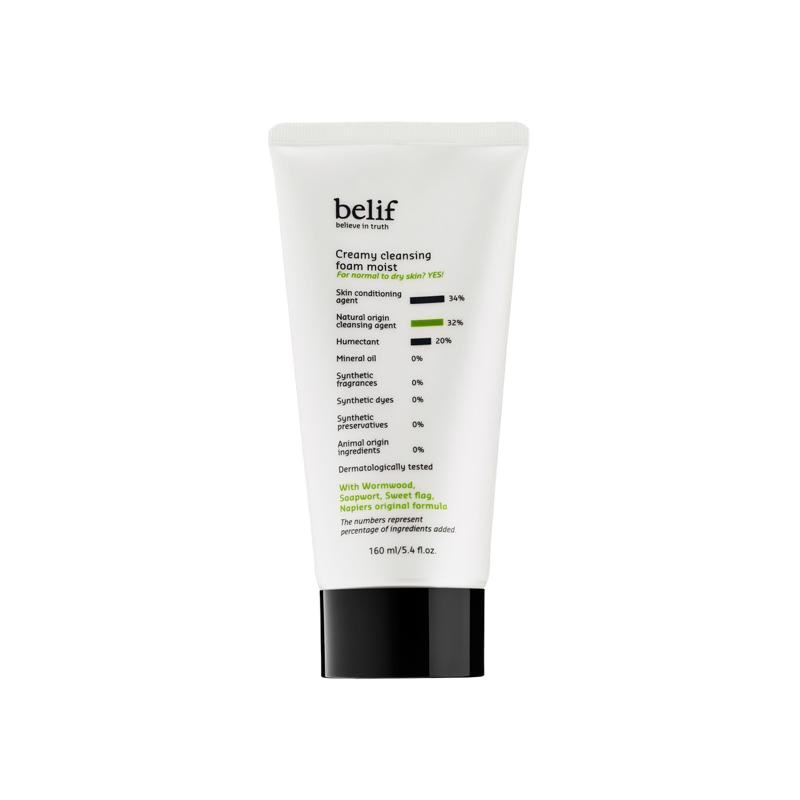 [Belif] Creamy cleansing foam moist 160 ml-Foaming Cleanser-Luxiface.com