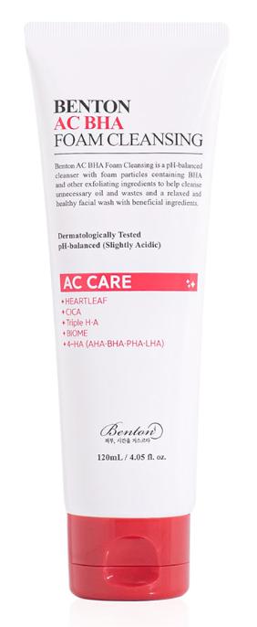 [Benton] AC BHA Foam Cleansing 120ml-Luxiface.com