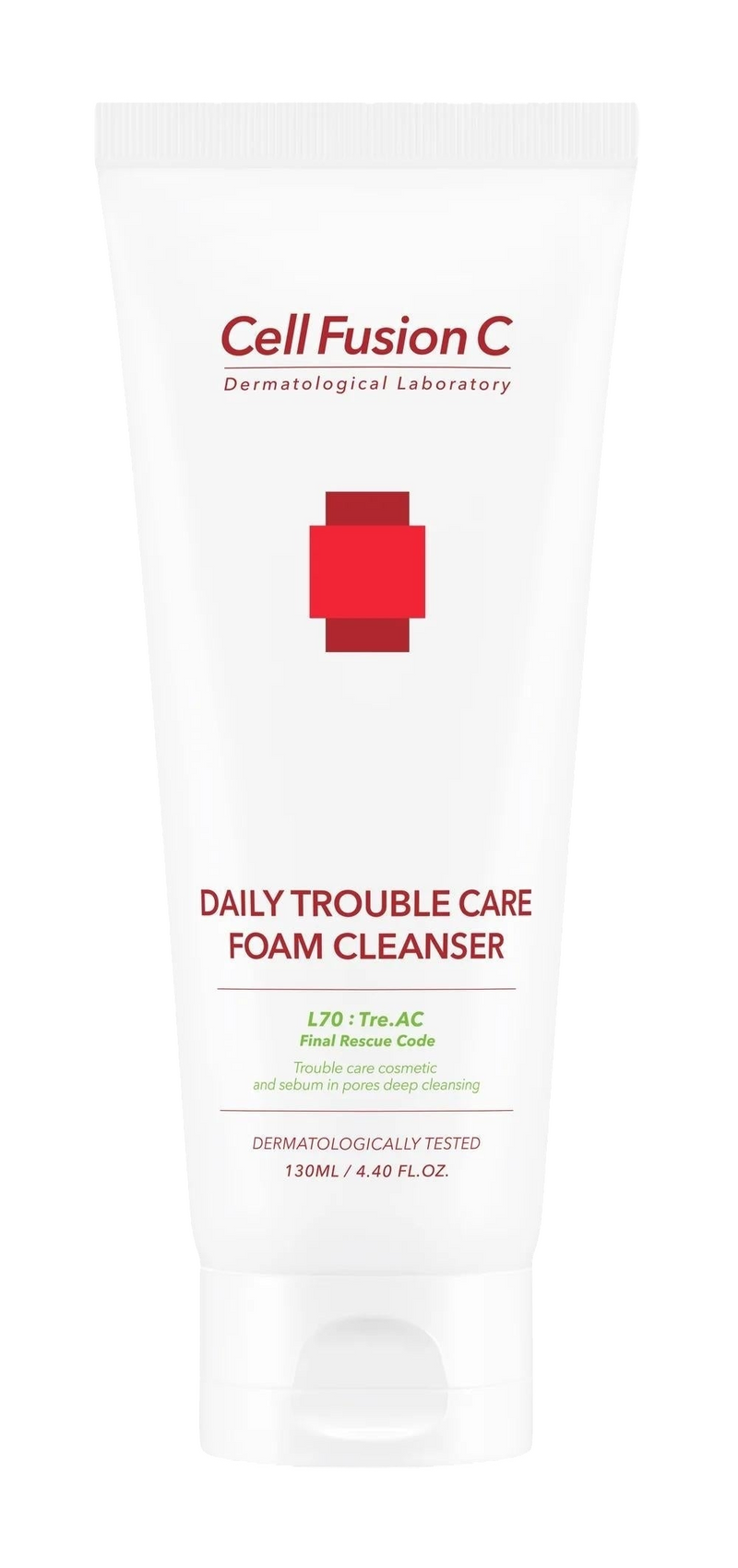 [CellFusionC] TRE.AC Daily Trouble Care Foam Cleanser - 130ml-Luxiface.com