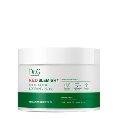 [Dr.G] Red Blemish Clear Quick Soothing Pads 70ea-Luxiface.com