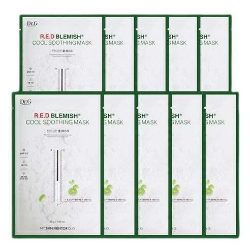 [Dr.G] Red Blemish Cool Soothing Mask 10ea