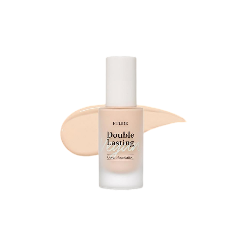 [Etude House] Double Lasting Vegan Cover Foundation 30g -No.17C1 Light Vanilla-Luxiface.com