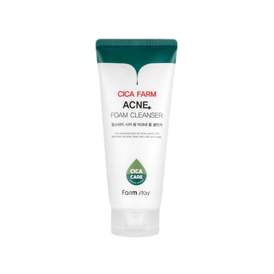 [Farmstay] Cica Farm Acne Foam Cleanser 180ml-Foaming Cleanser-Luxiface.com