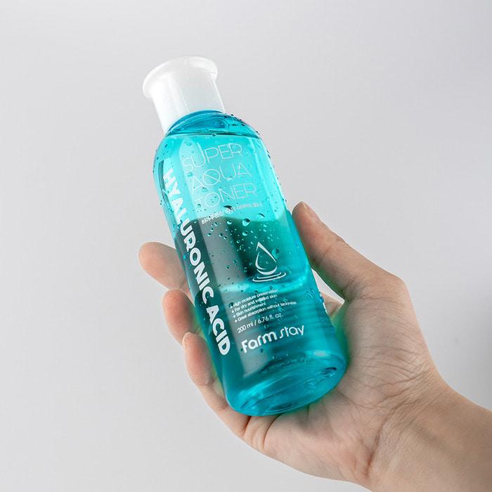 [Farmstay] Hyaluronic Acid Super Aqua Toner 200ml-Toner-Farmstay-200ml-Luxiface