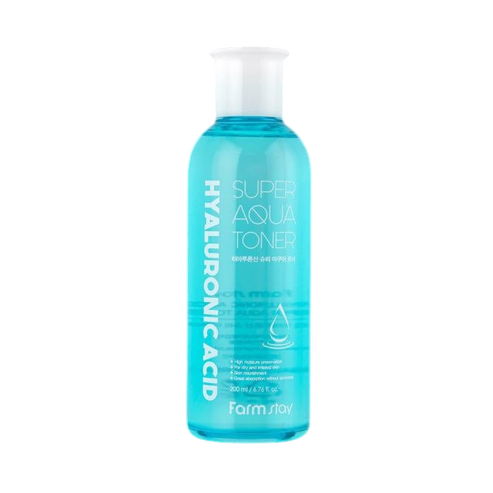 [Farmstay] Hyaluronic Acid Super Aqua Toner 200ml-Toner-Luxiface.com