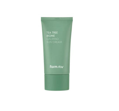 [Farmstay] Tea Tree Biome Calming Sun Cream 50g-Luxiface.com