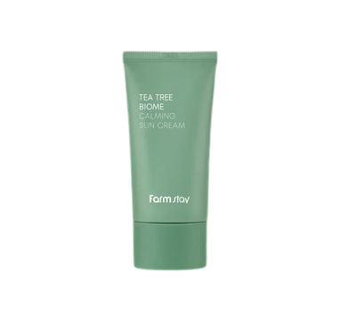 [Farmstay] Tea Tree Biome Calming Sun Cream 50g-Luxiface.com