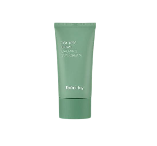 [Farmstay] Tea Tree Biome Calming Sun Cream 50g-Luxiface.com