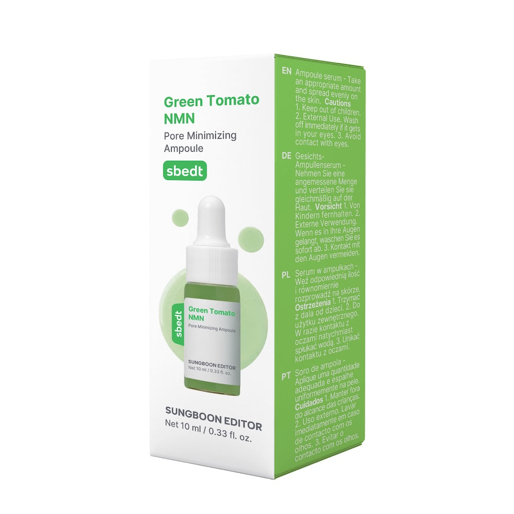 [Sungboon Editor] Green Tomato NMN Pore Minimizing Ampoule 10ml (Sample not for sale) image 2