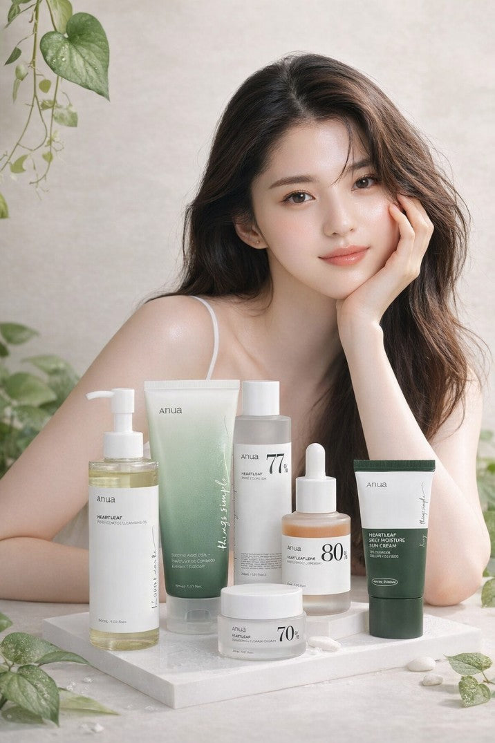 Han So-hee Calm & Clear Heartleaf Routine (Inspired)