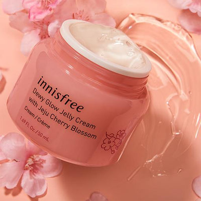 [Innisfree] Dewy glow jelly cream - with Jeju cherry blossom 50ml-Moisturizer-Innisfree-50ml-Luxiface