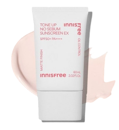 [Innisfree] Tone Up No Sebum Sunscreen EX SPF50+ PA++++ 50ml-Luxiface.com