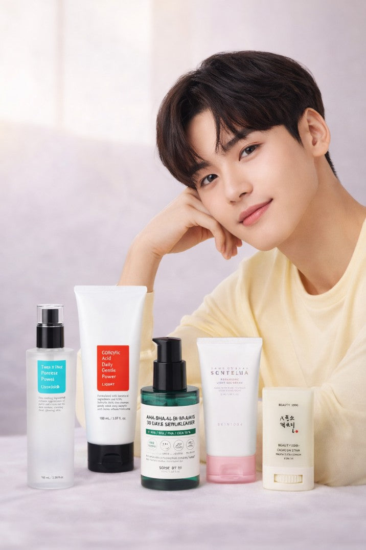 K-Idol Pore-Care & Tone Set (PHA/BHA, Inspired)
