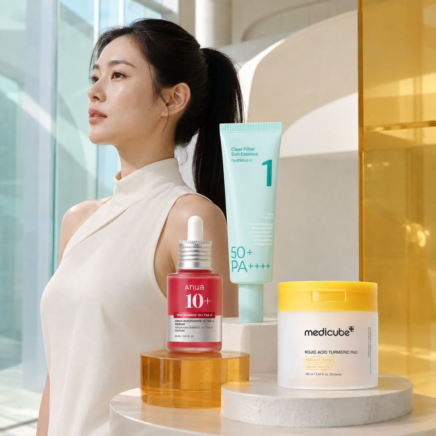Korean Advanced Brightening Essential Trio image 1