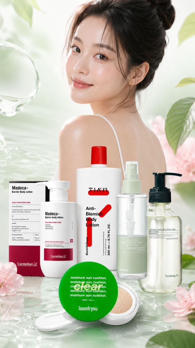 Korean Body Acne Routine for Back Acne & Chest Acne