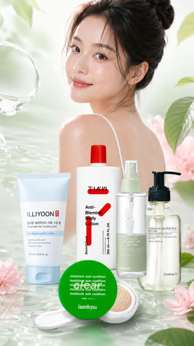 Korean Body Acne Routine for Back Acne & Chest Acne image 1