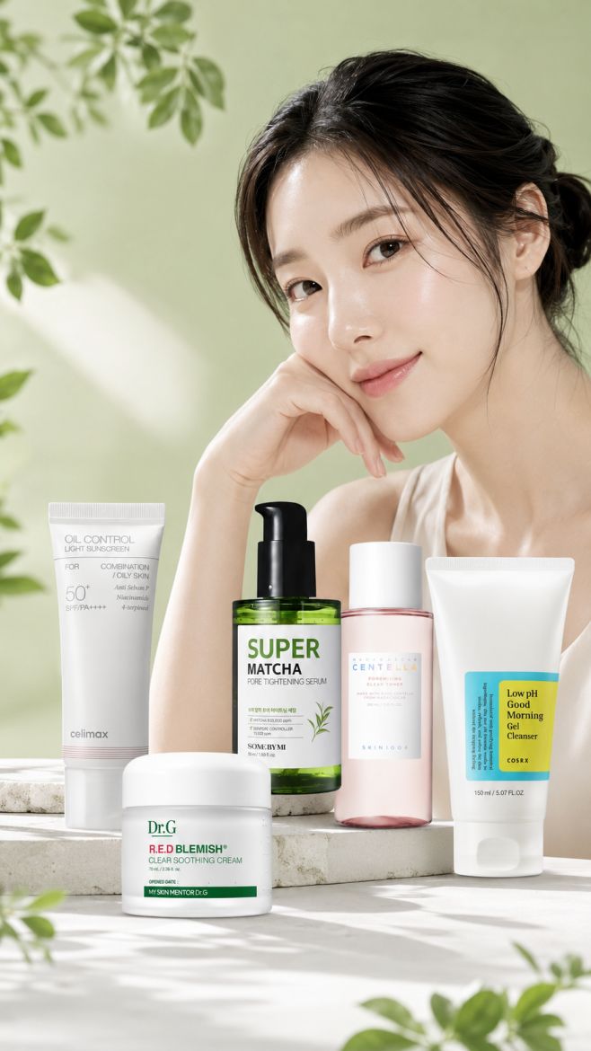 Korean Closed Comedone & Tiny Bump Pore-Smoothing Routine