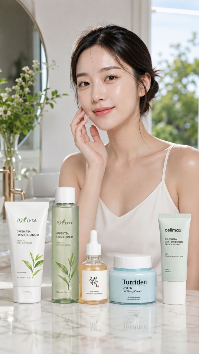Korean Combination Skin Balancing Routine