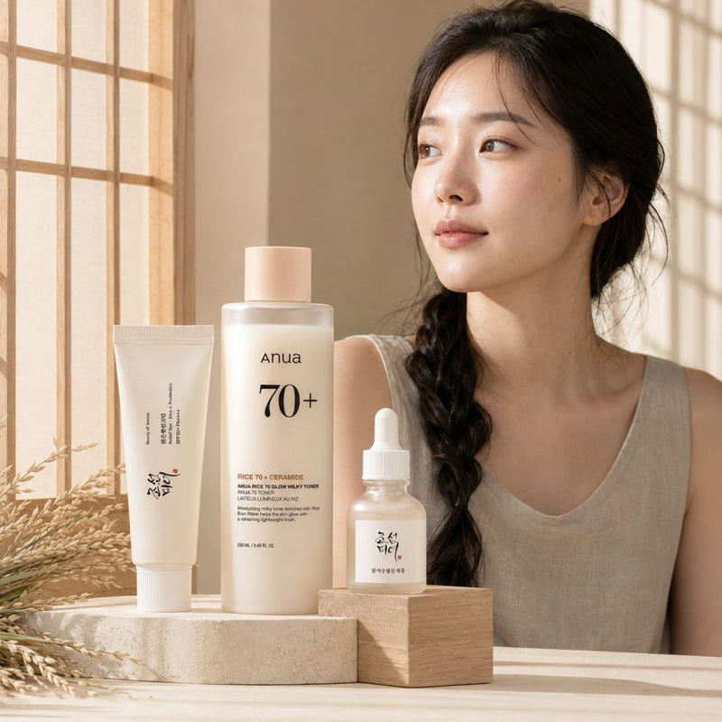Korean Gentle Dark Spot and Daily SPF Trio