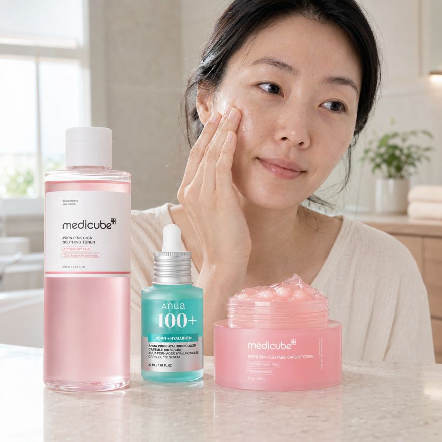 Korean PDRN Glass Skin Hydration & Firming Routine image 1