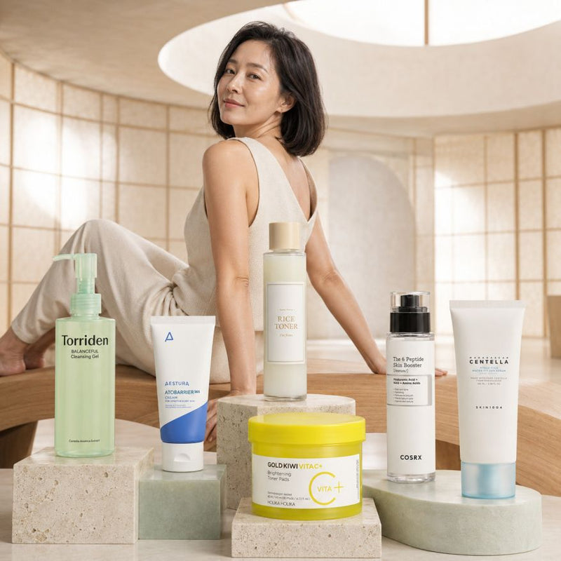 Korean Pigment and Slow Aging Extended Routine