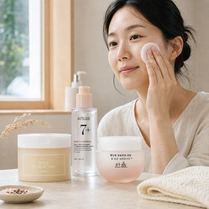 Korean Rice Ceramide Glass Skin Barrier Routine