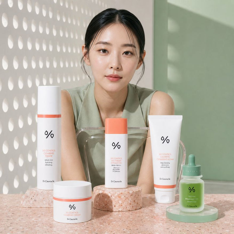 Korean Sun and Oil Control Complete Routine