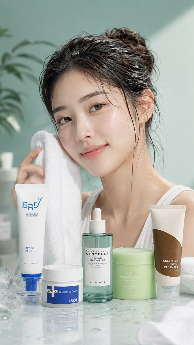 Korean Sweat Acne Routine for Humid Weather and Post-Workout Skin