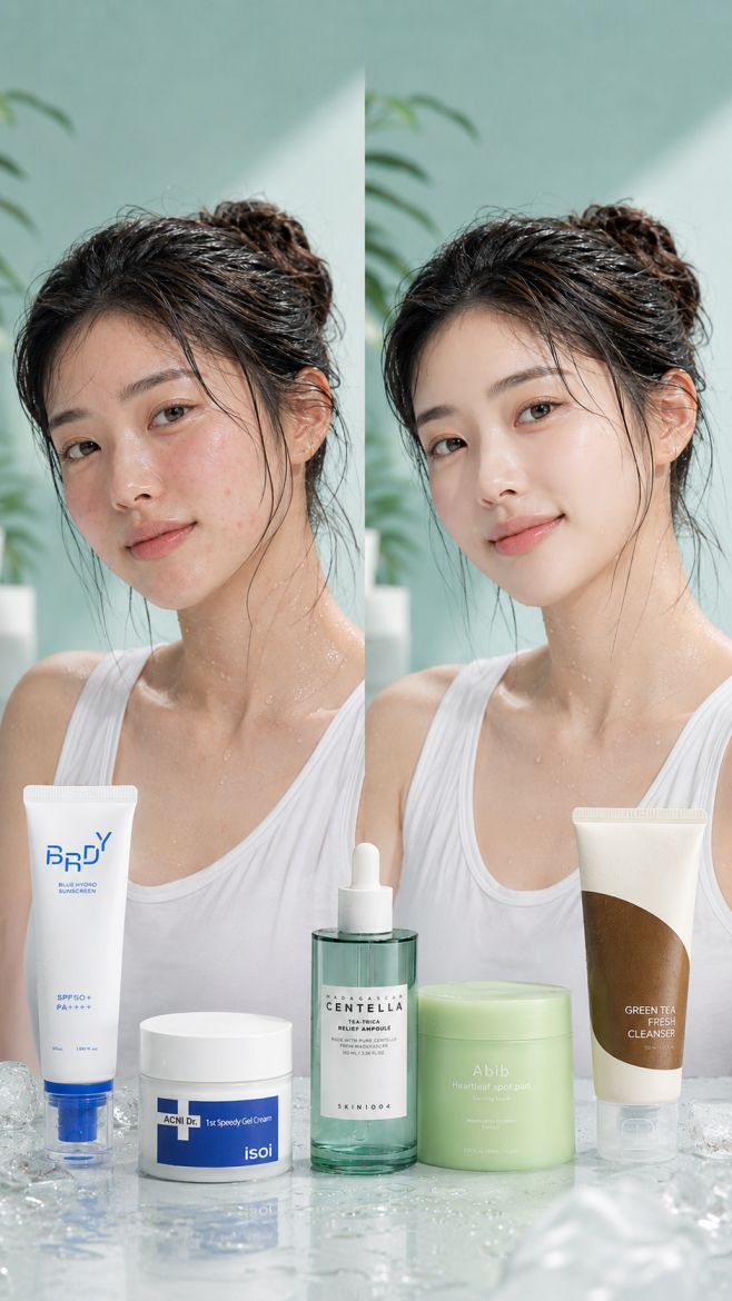 Korean Sweat Acne Routine for Humid Weather and Post-Workout Skin